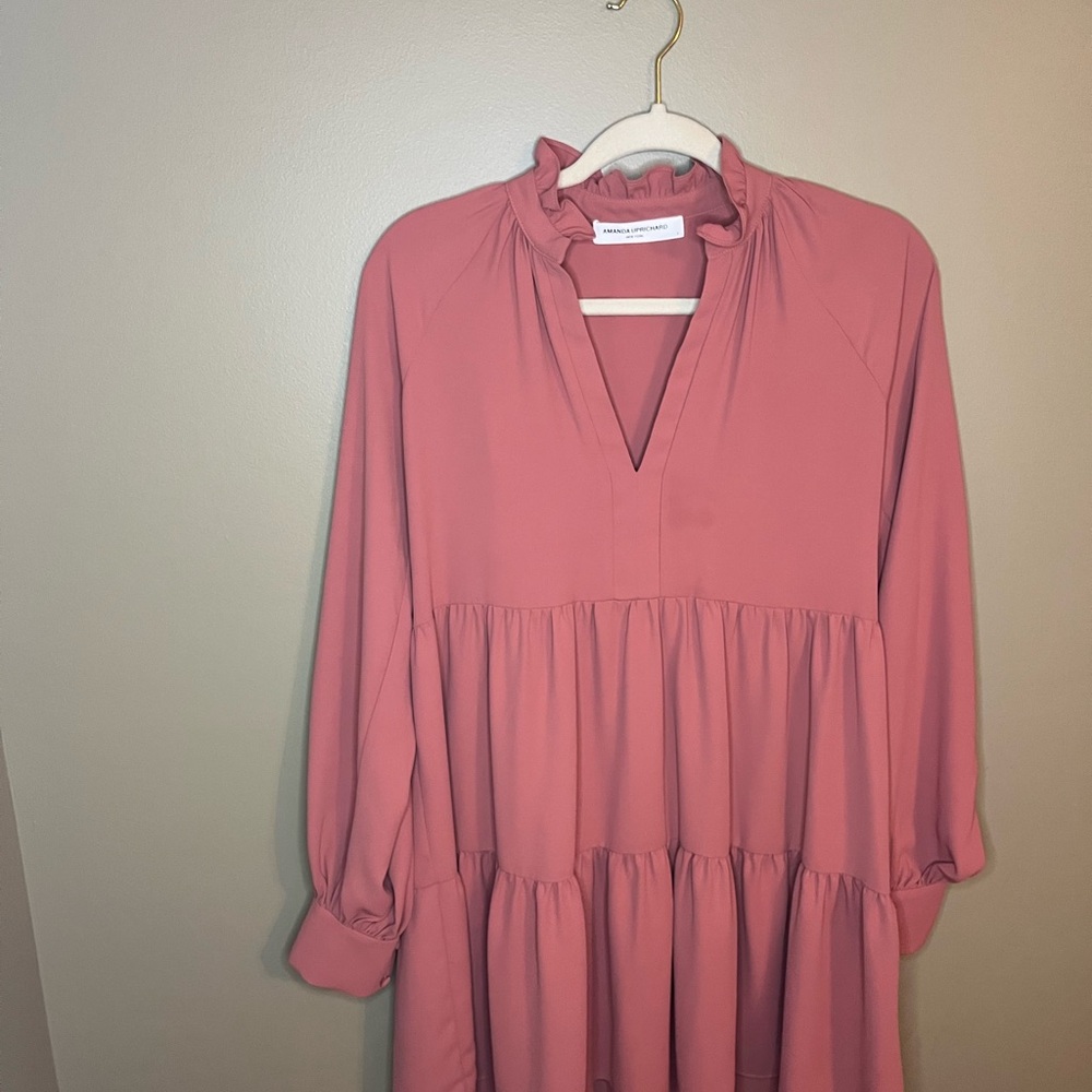 Amanda Uprichard Saffron Dress Terracotta